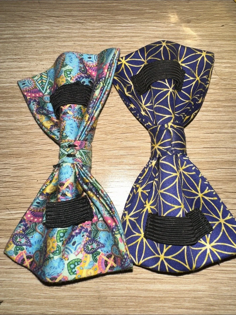 Pack Leashes Dog Collar Bow Ties Set of 2 NWOT Winston & Rainforest